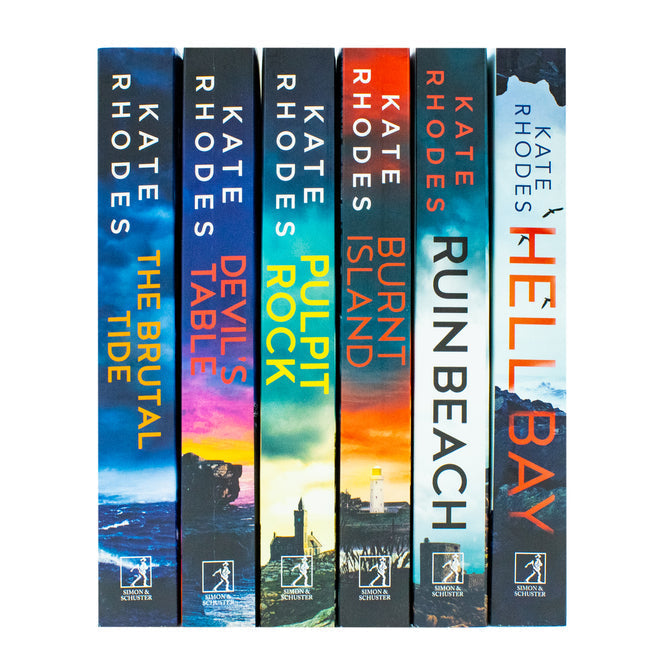 Kate Rhodes Ben Kitto Series Collection 6 Books Set (Devil's Table, Burnt Island, Ruin Beach)