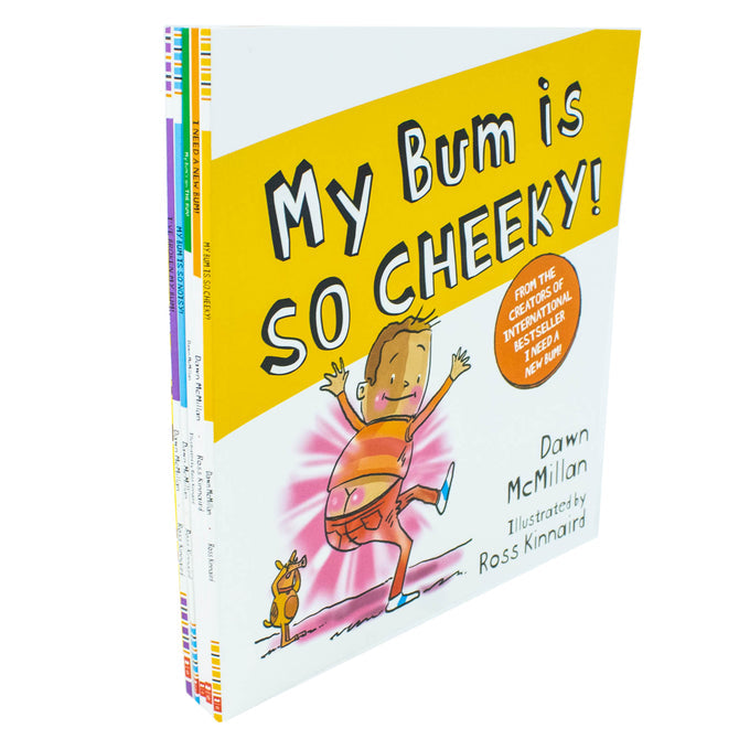 New Bum Series 5 Books Collection Set (I Need a New Bum!, I've Broken My Bum!, My Bum is SO NOISY!, My Bum is on the Run! & My Bum is SO CHEEKY!)