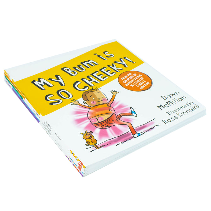 New Bum Series 5 Books Collection Set (I Need a New Bum!, I've Broken My Bum!, My Bum is SO NOISY!, My Bum is on the Run! & My Bum is SO CHEEKY!)