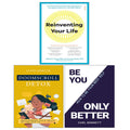 Reinventing Your Life, BE YOU, ONLY BETTER, Doomscroll Detox 3 Books Collection Set