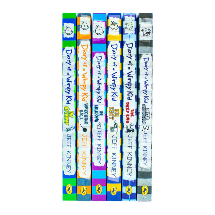 Diary of a Wimpy Kid Series Collection 6 Books Set By Jeff Kinney (Books 12-17)