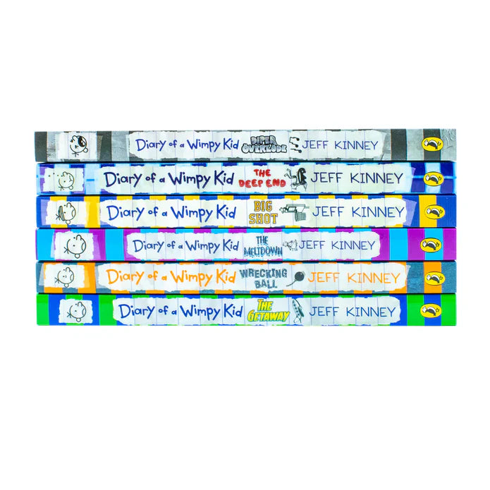 Diary of a Wimpy Kid Series Collection 6 Books Set By Jeff Kinney (Books 12-17)