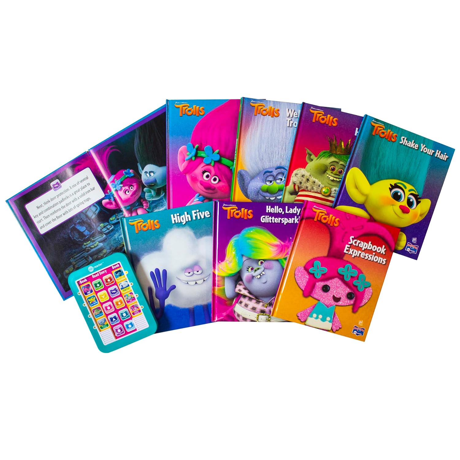 Dreamworks Trolls - Me Reader Electronic Reader 8 Books Library Box Set
