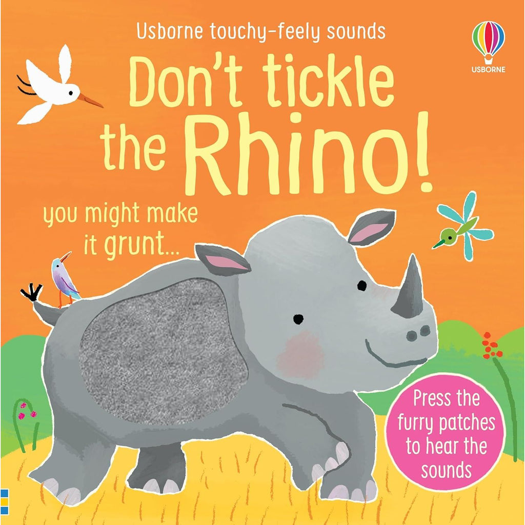 DON'T TICKLE Touchy Feely Sound Books Series 3 Books Collection Set (Ghost, Skeleton & Rhino)