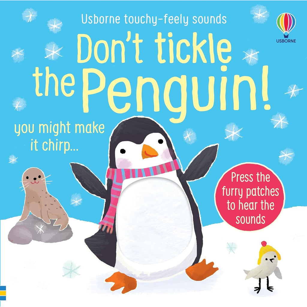DON'T TICKLE Touchy Feely Sound Books by Sam Taplin 3 Books Collection Set (Penguin!, Dragon & Santa!)