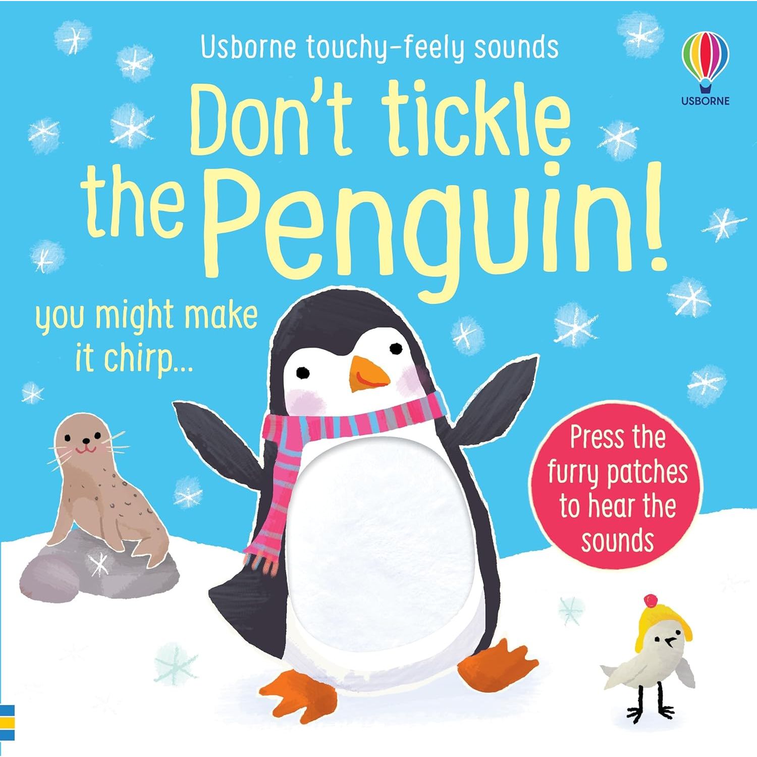 DON'T TICKLE Touchy Feely Sound Books by Sam Taplin 3 Books Collection Set (Penguin!, Dragon & Santa!)