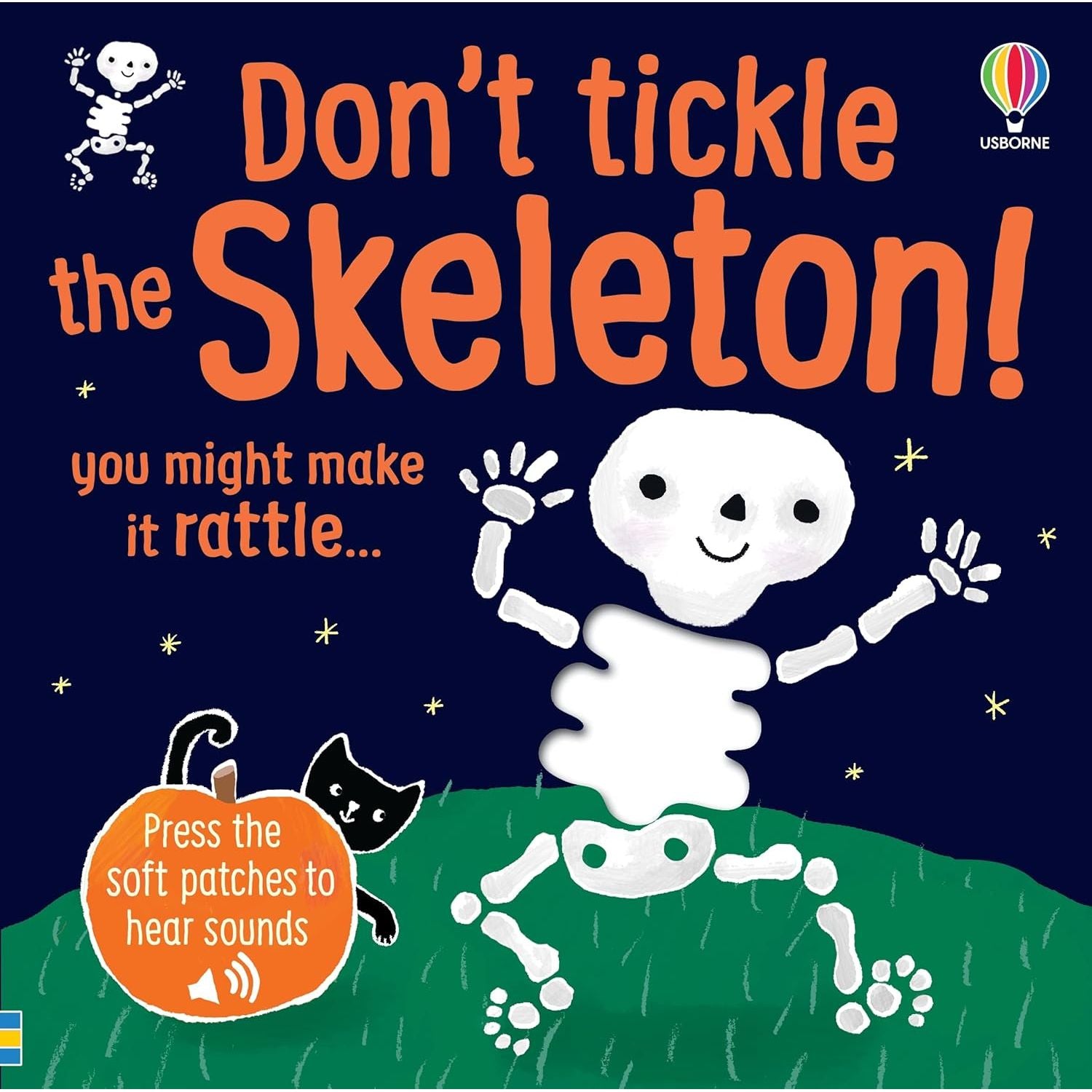 DON'T TICKLE Touchy Feely Sound Books Series 3 Books Collection Set (Ghost, Skeleton & Rhino)