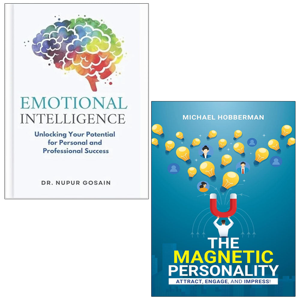 Emotional Intelligence,The Magnetic Personality 2 Books  Collection Set
