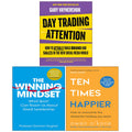 Day Trading Attention,Ten Times Happier,The Winning Mindset 3 Books Collection Set