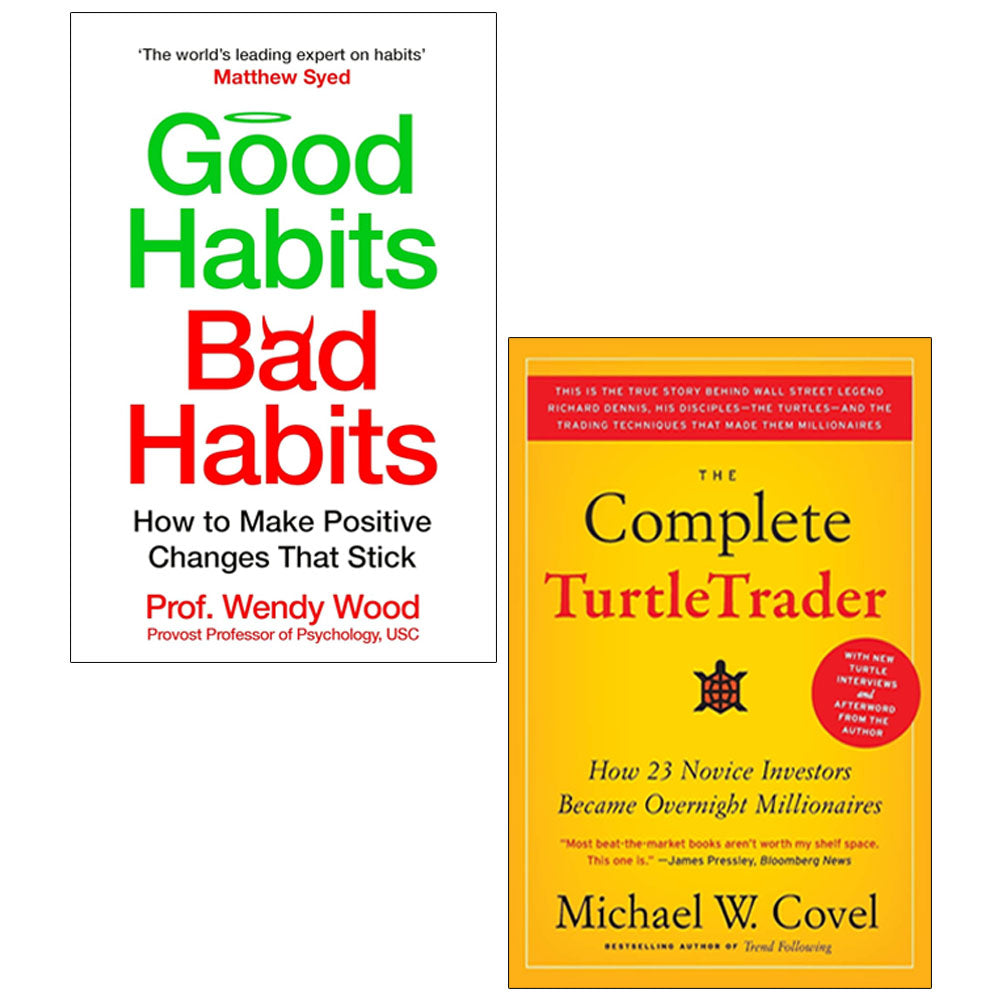 The Complete Turtle Trader, Good Habits, Bad Habits  2 Books Collection Set