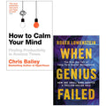 How to Calm Your Mind, When Genius Failed 2 Books Collection Set