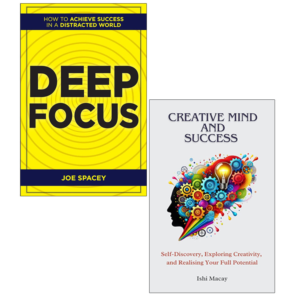 Deep Focus, Creative Mind And Success 2 Books Collection set