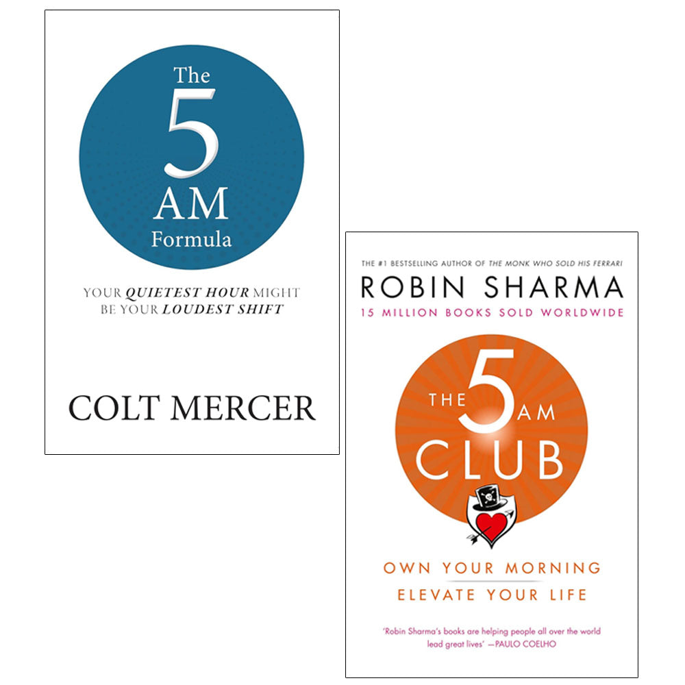 The 5 AM Formula by  Colt Mercer & The 5 AM Club by Robin Sharma 2 Books Collection Set