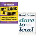 Day Trading Attention,Dare to Lead 2 Books Collection Set Mixedlot