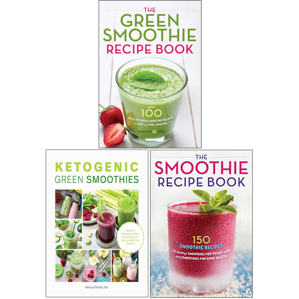 Green Smoothie Recipe Book, Smoothie Recipe Book, Ketogenic Green Smoothies  3 Books Collection Set