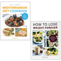 How to Lose Weight Forever, The Ultimate Mediterranean Diet Cookbook 2 Books Collection set