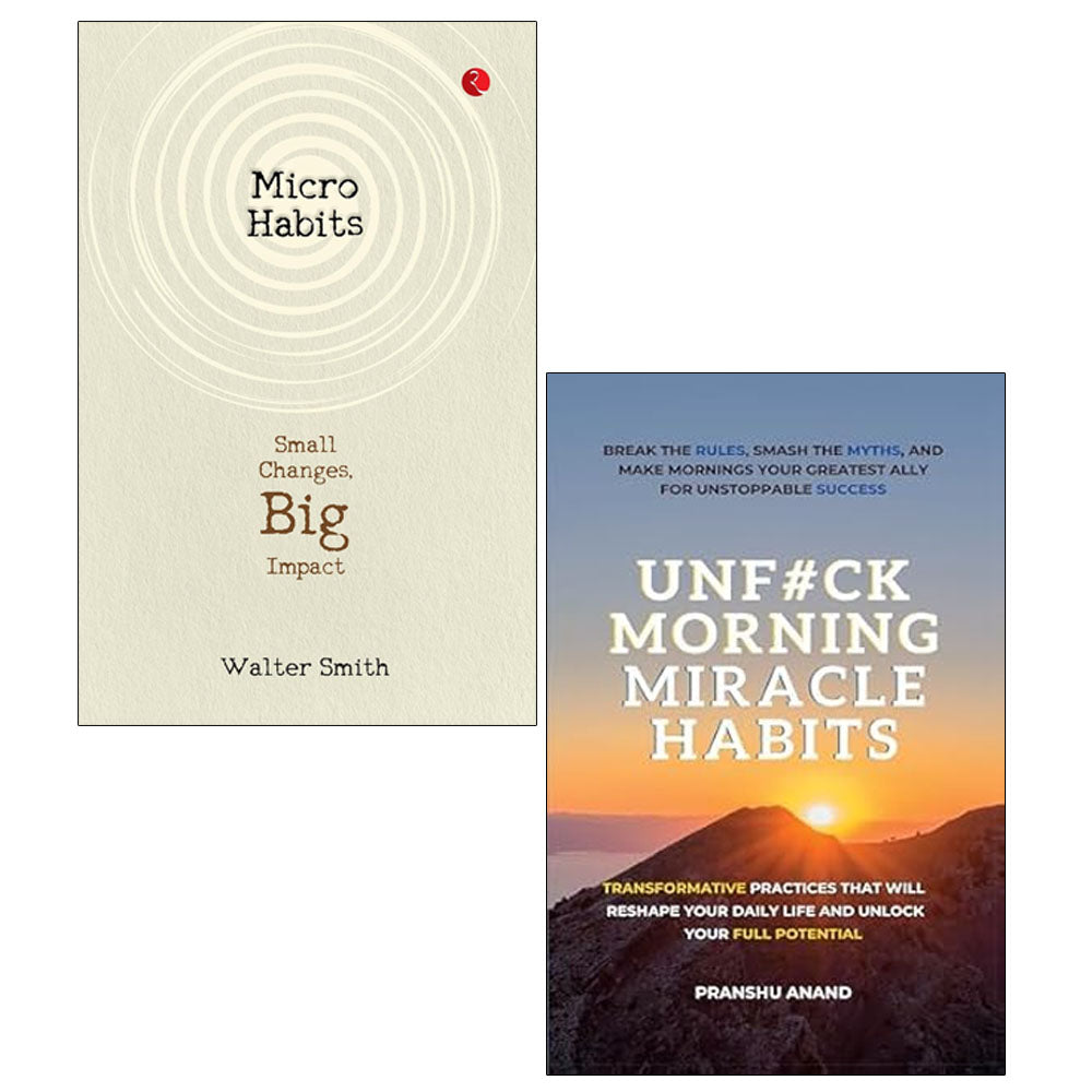 Micro Habits, UnF#ck Morning Miracle Habits 2 Books Collection Set