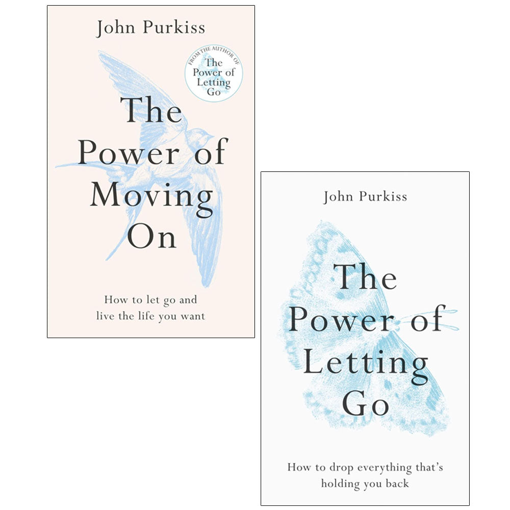 The Power of Moving On ,The Power of Letting Go by John Purkiss 2 Books Collection Set