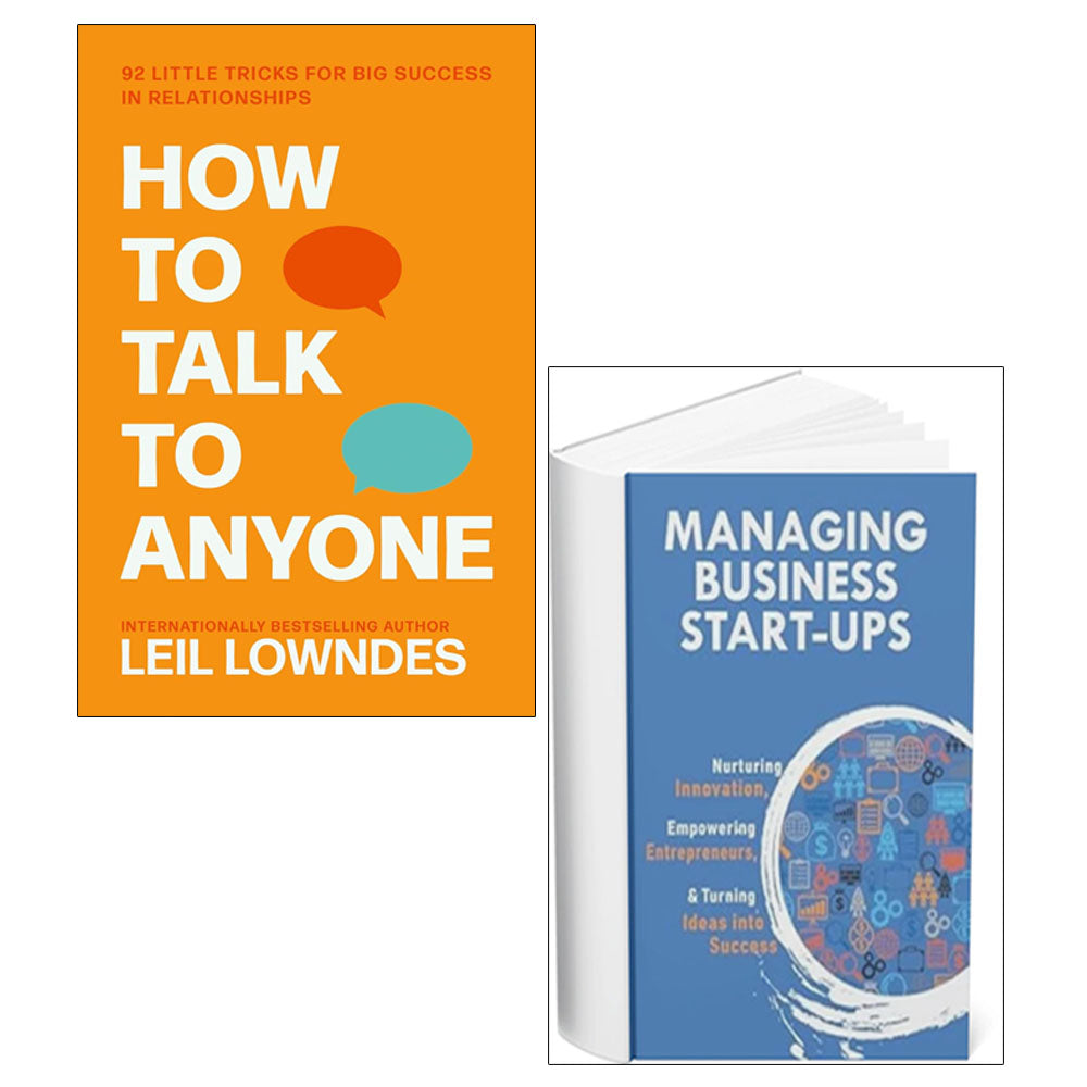 How to Talk to Anyone, Managing Business Start-Ups 2 Books Collection Set