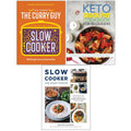 Curry Guy Slow ,Slow Cooker Lose Weight,Keto Crock Pot Cookbook 3 Books Collection Set