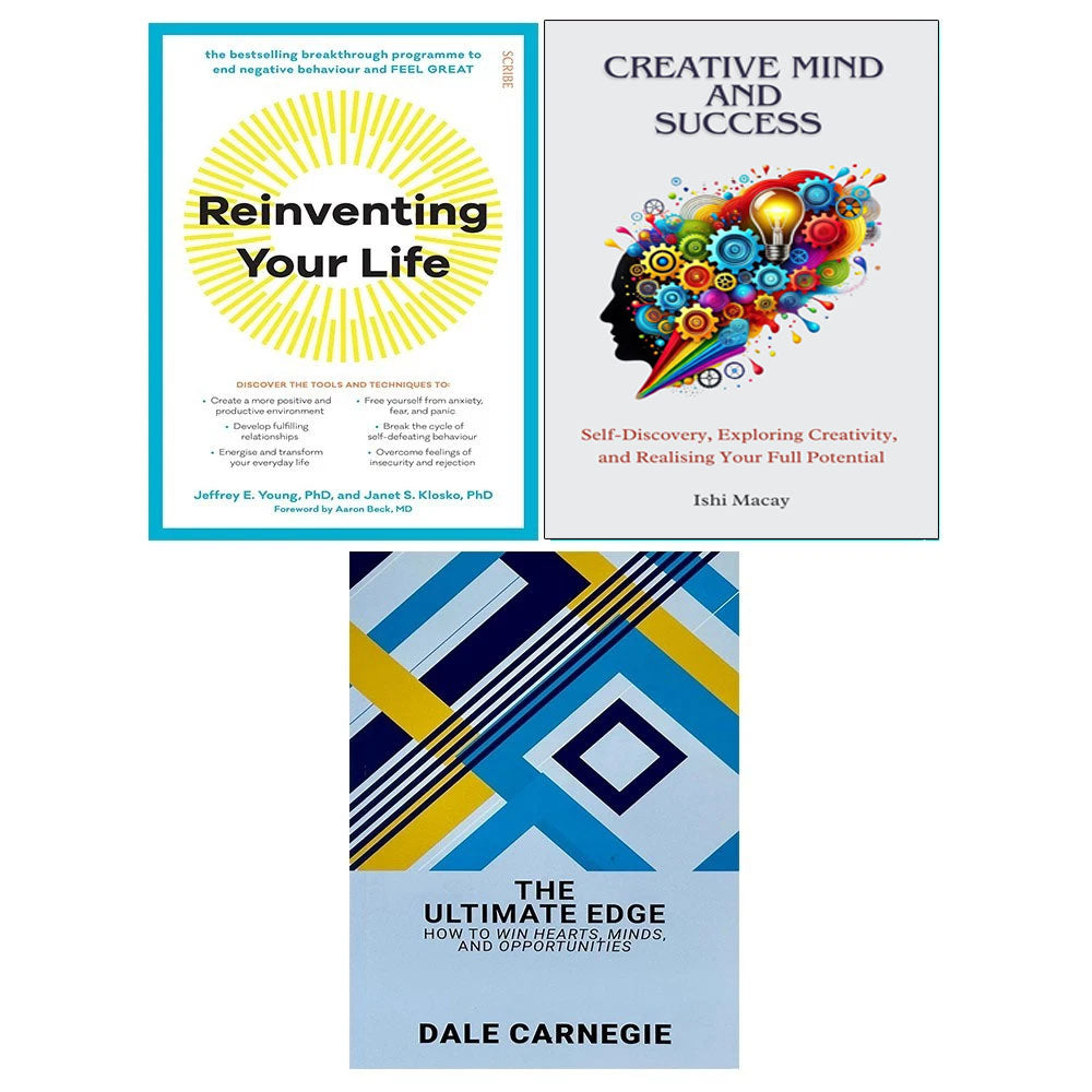 Creative Mind And Success, Reinventing Your Life, The Ultimate Edge 3 Books Collection Set