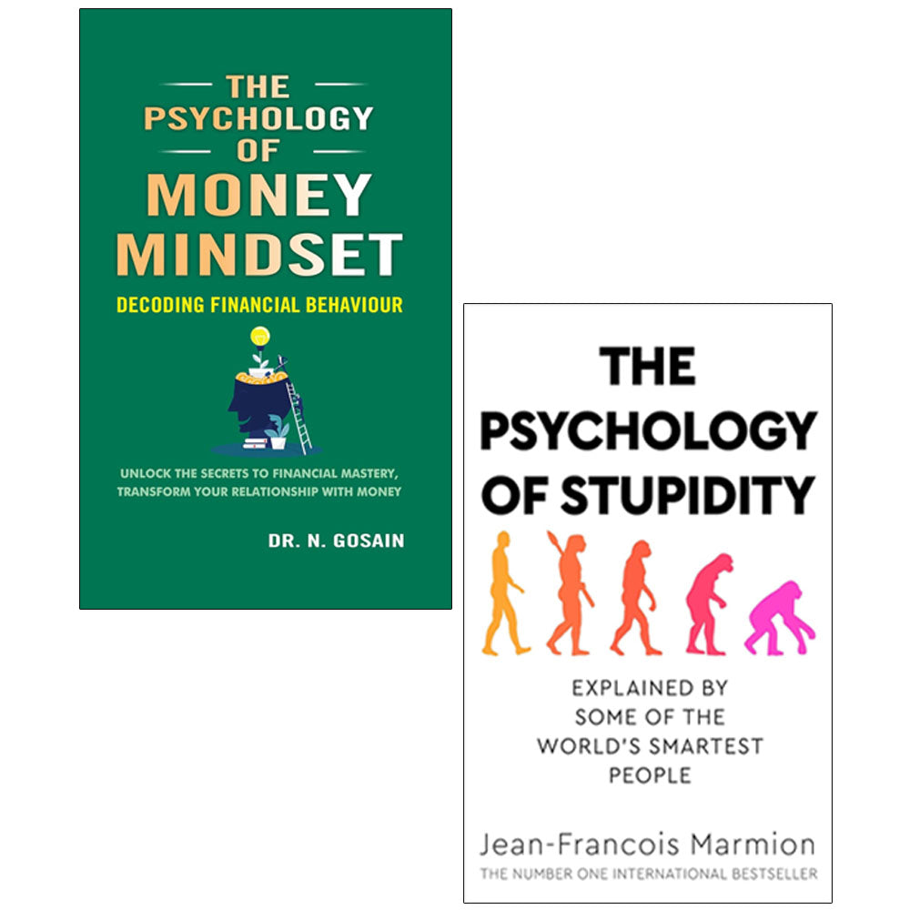 The Psychology of Money Mindset, The Psychology of Stupidity 2 Books Collection Set