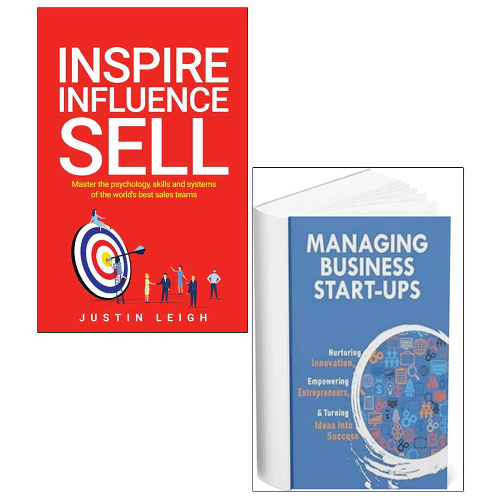 Inspire, Influence, Sell, Managing Business Start-Ups 2 Books Collection Set