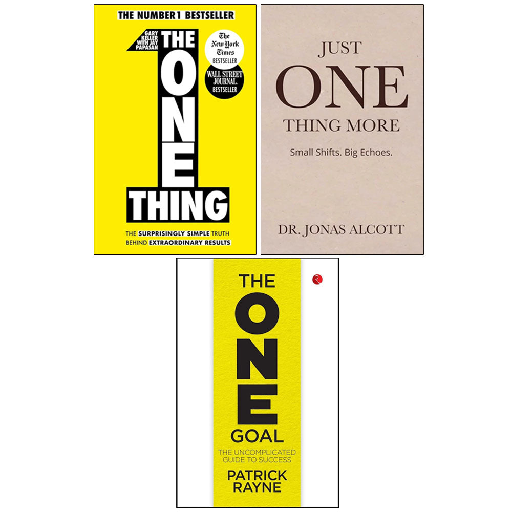 Just One Thing More,The One Thing,THE ONE GOAL Patrick Rayne 3 Books Collection Set