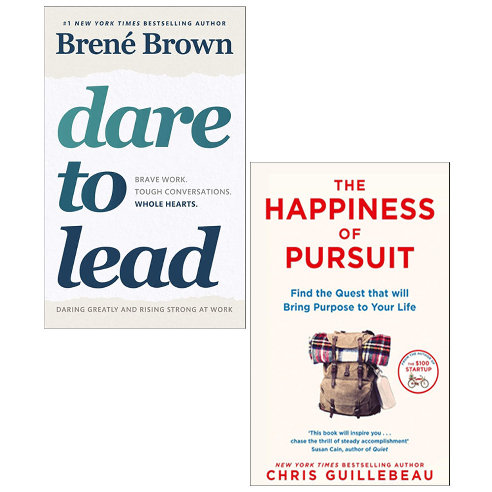 Dare to Lead, The Happiness of Pursuit 2 Books Collection Set