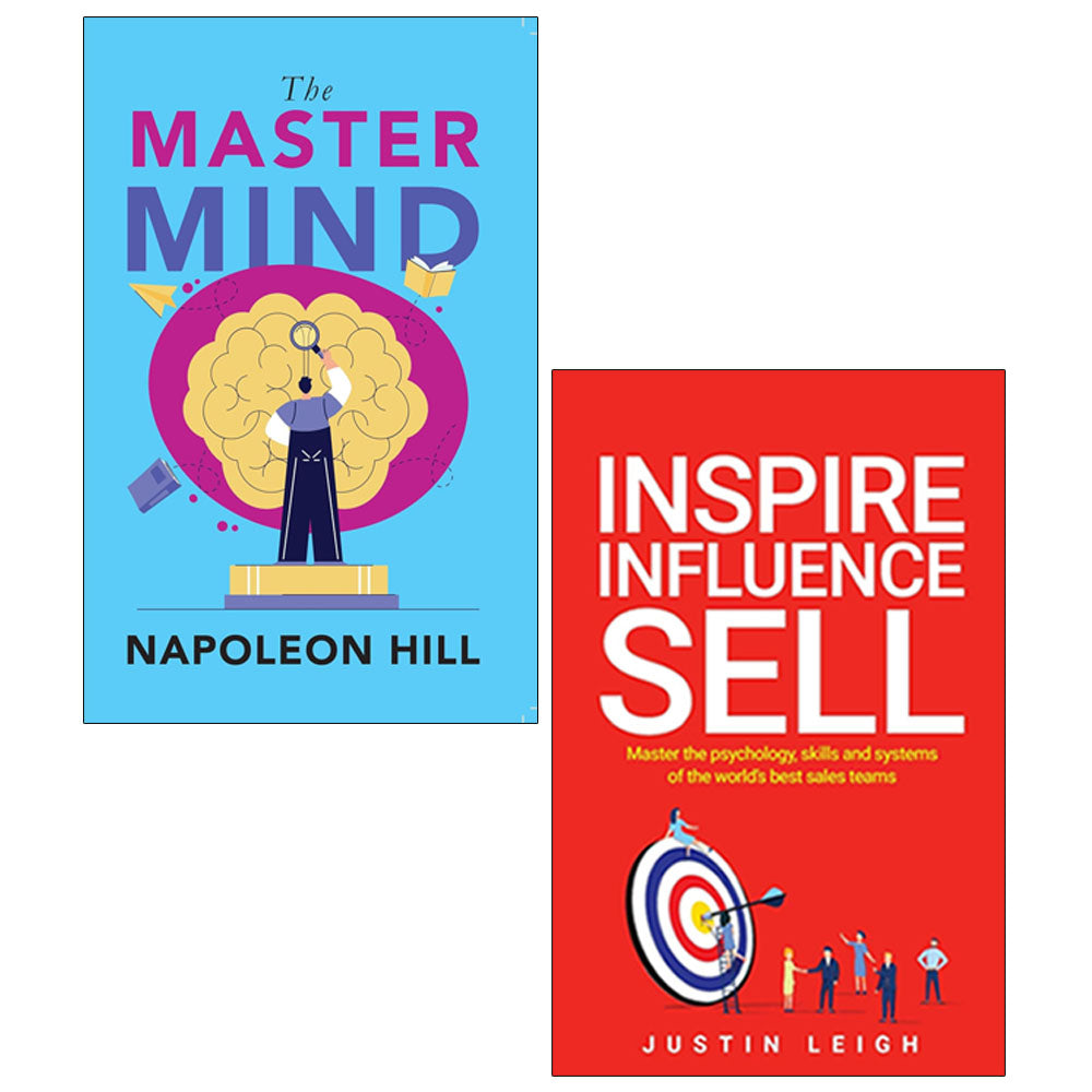 The Master Mind By Napoleon Hill,Inspire, Influence, Sell 2 Books Collection Set