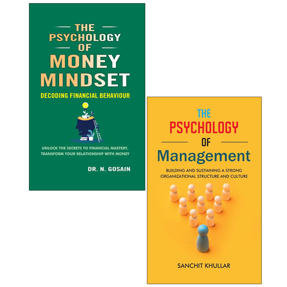 The Psychology of Management, Psychology of Money Mindset 2 Books Collection Set