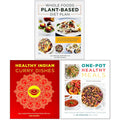 Whole Foods Plant- Based Diet Plan, Healthy Indian Curry Dishes, One Pot Healthy Meals 3 Books Collection Set