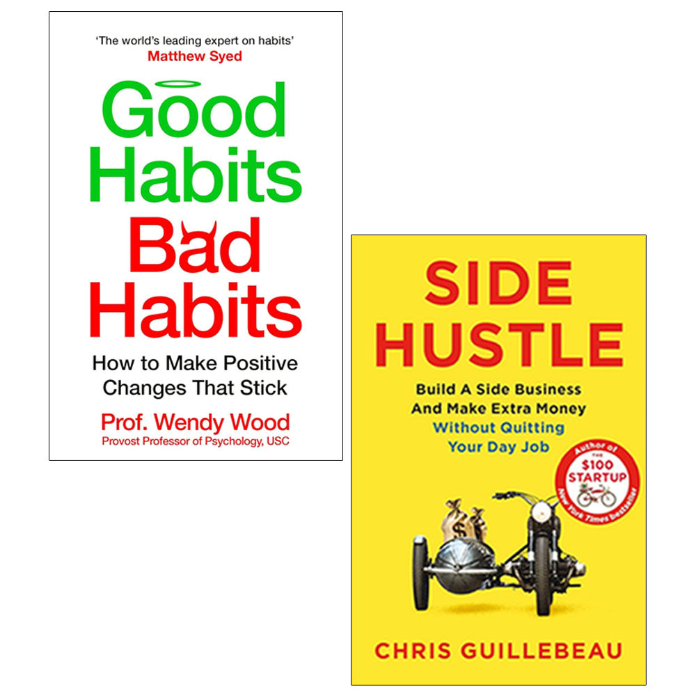 Good Habits, Bad Habits, Side Hustle 2 Books Collection Set
