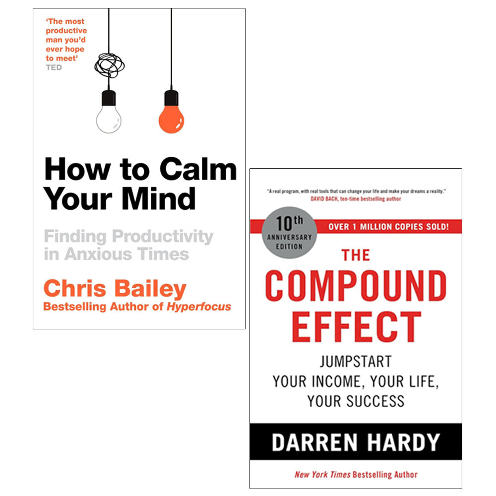 How to Calm Your Mind, The Compound Effect 2 Books Collection Set