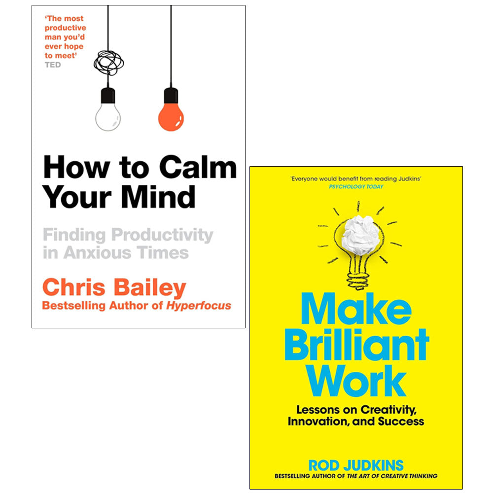 How to Calm Your Mind, Make Brilliant Work 2 Books Collection Set