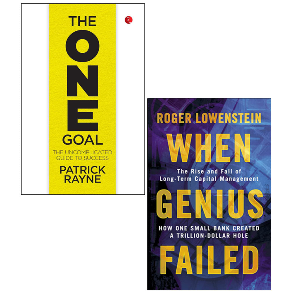 THE ONE GOAL, When Genius Failed 2 Books Collection Set
