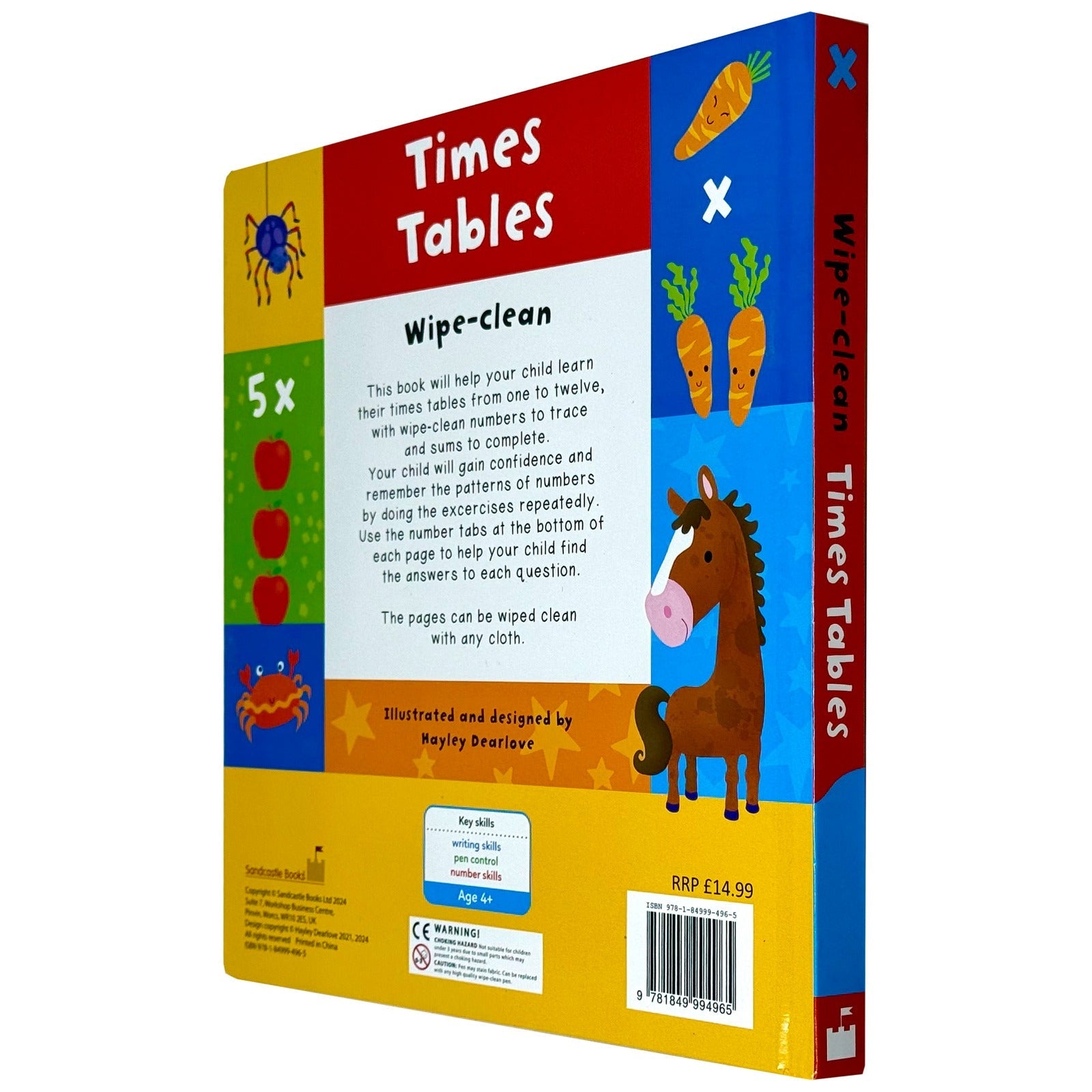 Times Tables  Wipe Clean by Sandcastle Books Board book