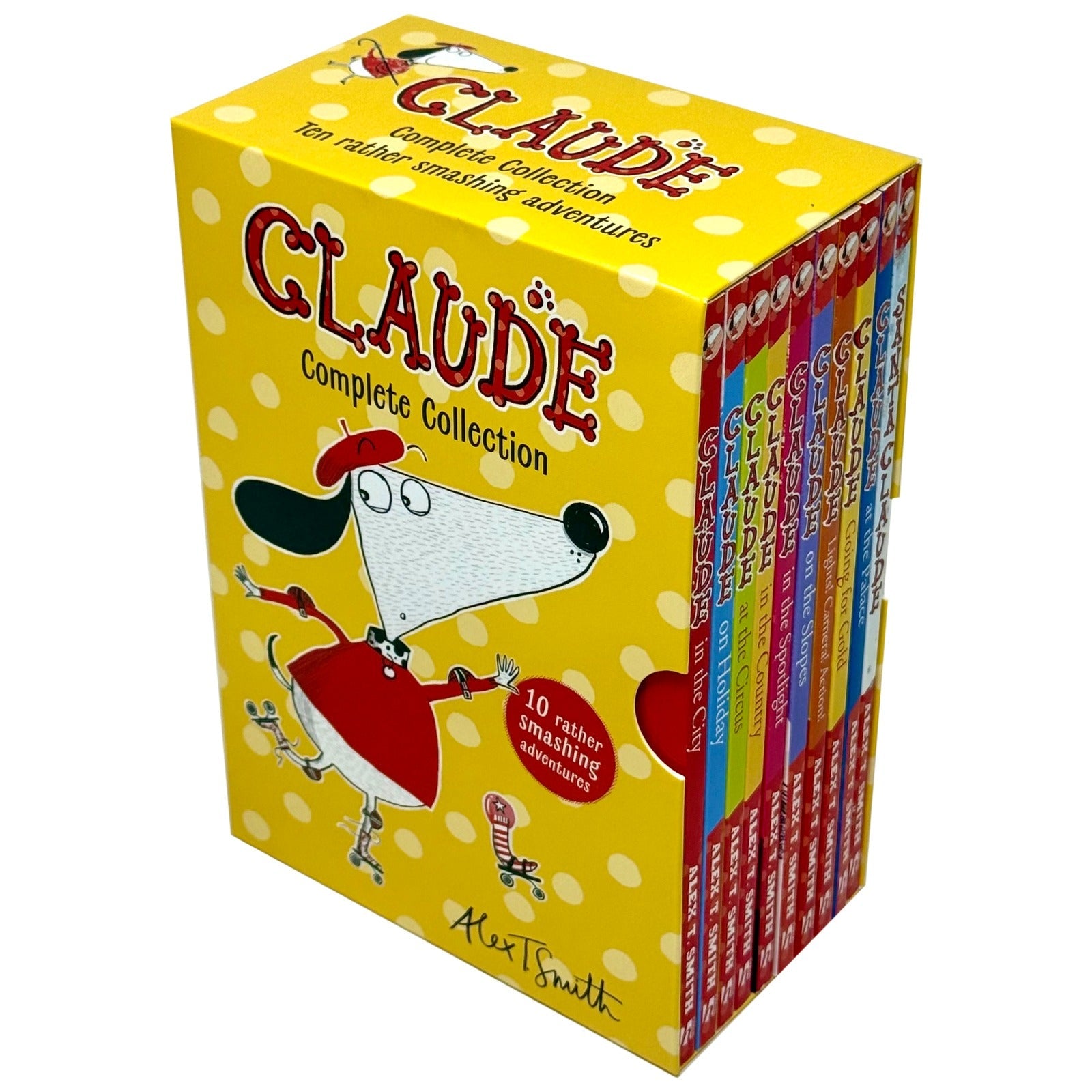 Claude Complete Collection Rather Smashing Adventures 10 Books Box Set by Alex T. Smith