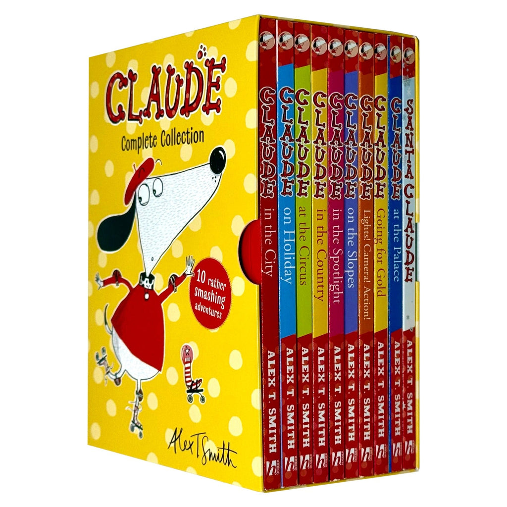 Claude Complete Collection Rather Smashing Adventures 10 Books Box Set by Alex T. Smith
