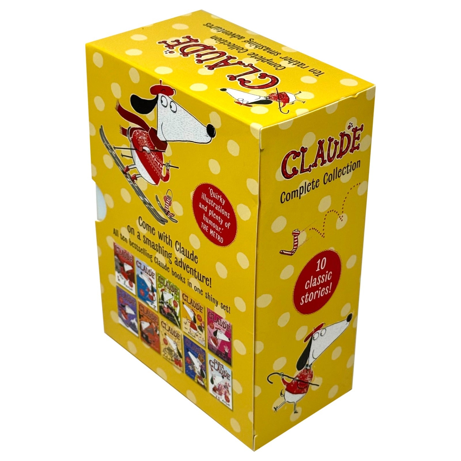 Claude Complete Collection Rather Smashing Adventures 10 Books Box Set by Alex T. Smith