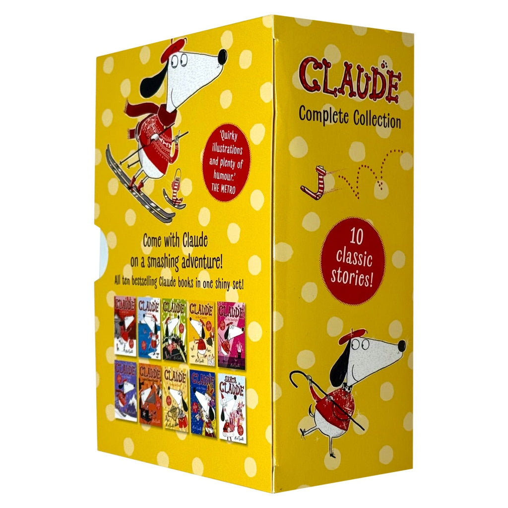 Claude Complete Collection Rather Smashing Adventures 10 Books Box Set by Alex T. Smith