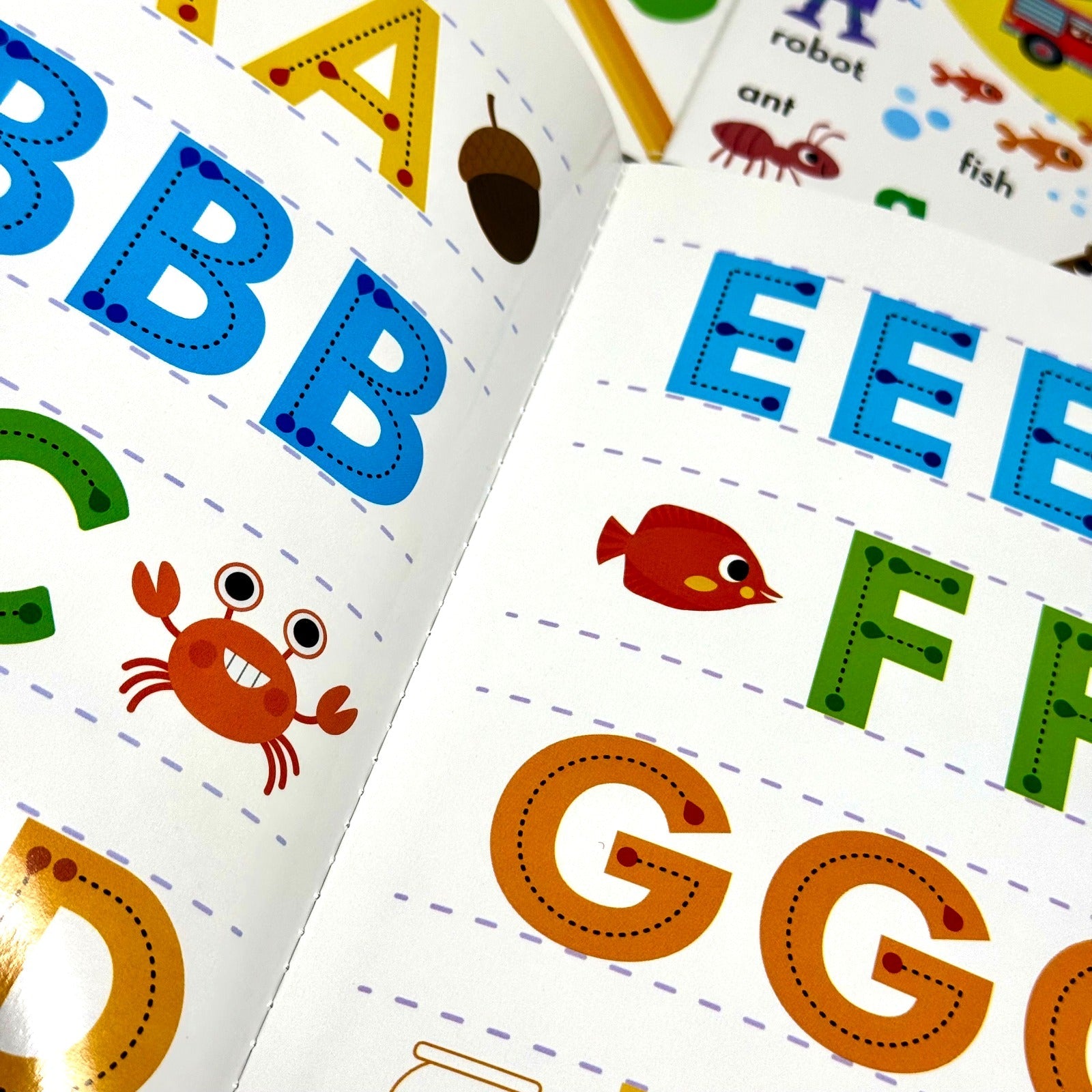 Wipe Clean ABC Activity Pack Collection 4 Books Set (with pen)