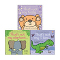 That's not my Series 3 Books Collection Set by Fiona Watt(That's not my elephant ,That's not my teddy &That's Not My T. Rex)