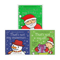 That's not my Series 3 Books Collection Set by Fiona Watt (That's not my santa ,That's not my snowman & That's not my elf)