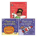 That's not my Series 3 Books Collection Set by Fiona Watt(That's Not My Christmas Fairy, That's Not My Pumpkin & That's Not My Rocket)