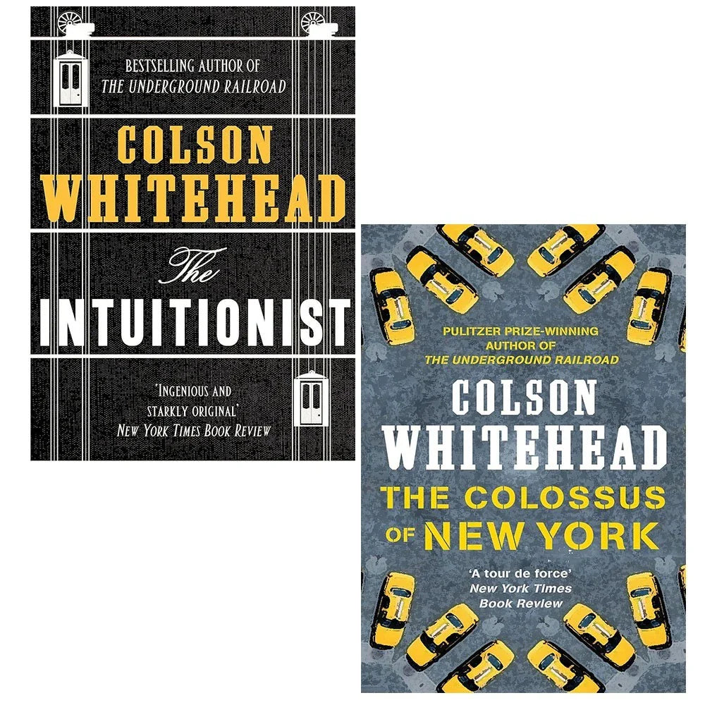 Colson Whitehead 2 Books Collection Set (Intuitionist, Colossus of New York)