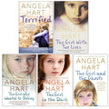 Angela Hart 5 Books Collection Set (Terrified,The Girl and the Ghosts, The Girl With Two Lives, The Girl Who Wanted to Belong & The Girl in the Dark)