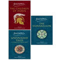 First Age of Middle-earth 3 Books Set by J.R.R. Tolkien(Unfinished Tales of Numenor and Middle-Earth,The Silmarillion & The Children of Hurin)