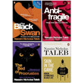 Nassim Nicholas Taleb Collection 4 Books Set (Swan,Antifragile, Bed of Procrustes,Skin in the Game)