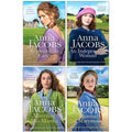 Anna Jacobs Collection 4 Books Set(Marrying Miss Martha,Mistress of Marymoor, Replenish the Earth & An Independent Woman)
